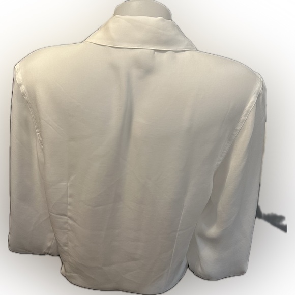 *Closet clear out* Guess sheer white blouse - Picture 2 of 5